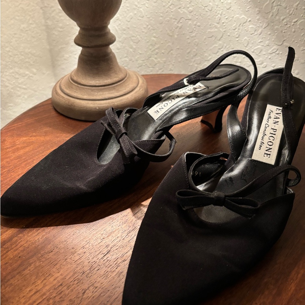 Black High Heel Sandals